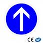 Panneau Direction obligatoire tout droit (B21b)