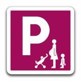 Parking femme enceinte avec poussette