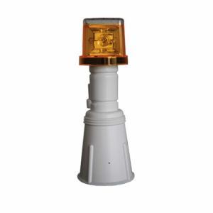 Flash tournant solaire pour cone