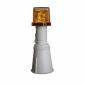 Flash tournant solaire pour cone