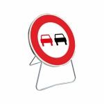 Panneau temporaire Interdiction de dépasser B3