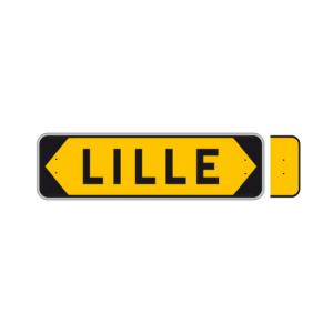 Panneau temporaire Direction KD21