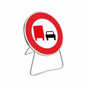 Panneau temporaire Interdit au camion de doubler B3a