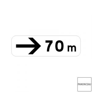 Panonceau de position M3b3 pour disque