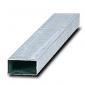 Poteau en acier galvanisé 80x40 mm avec obturateur – Pour panneaux de signalisation
