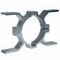 Bride de fixation double mât aluminium
