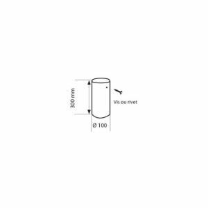 Fourreau 300 PVC ø100 ep.3