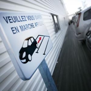 Garez vous en marche arrière