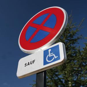 Pack Stationnement réservé aux personnes handicapées