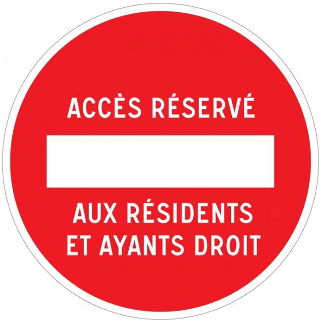 Fixations en aluminium pour panneau de police ou signalisation verticale.