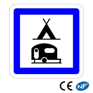 Panneau Camping pour tentes et caravanes CE4c