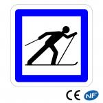 Panneau Circuit de ski de fond CE6b