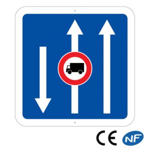Panneau Conditions de circulation sur la route (C24a ex 1)