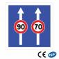 Panneau Conditions de circulation sur la route (C24a ex 2)