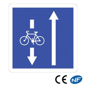 Panneau Conditions de circulation sur la route(C24a ex 3)