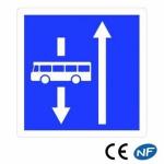 Panneau Conditions de circulation sur la route C24a ex 4