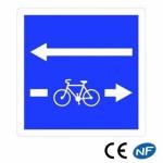 Panneau Conditions de circulation sur la route C24c ex 2