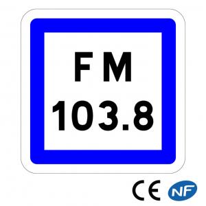 Panneau Fréquence station de radio CE22
