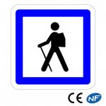 Panneau Itinéraire pédestre CE6a