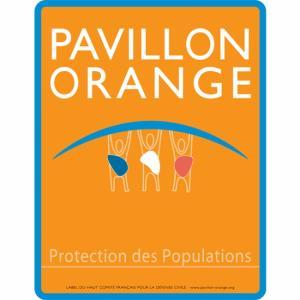 Panneau Pavillon orange