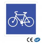 Panneau Piste cyclable conseillée C113