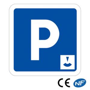 Panneau stationnement gratuit à durée limitée C1b