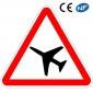 Panneau Traversée d'une aire de danger aérien (A23)