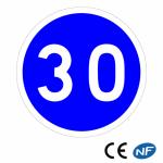 Panneau Vitesse minimale obligatoire (B25)