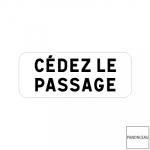 Panonceau Cédez le passage M9c