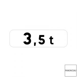 Panonceau de catégorie M4f pour disque
