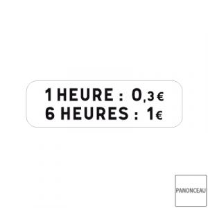 Panonceau de stationnement M6g