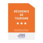Panonceau officiel résidence de tourisme