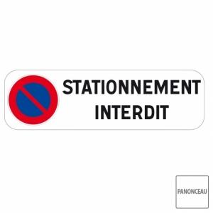 Panonceau stationnement interdit