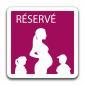 Parking femme enceinte avec enfants