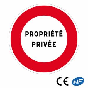 Signalisation d'interdiction