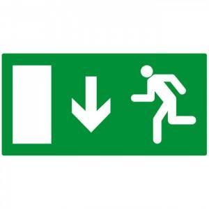 Sortie de secours vers le bas à gauche